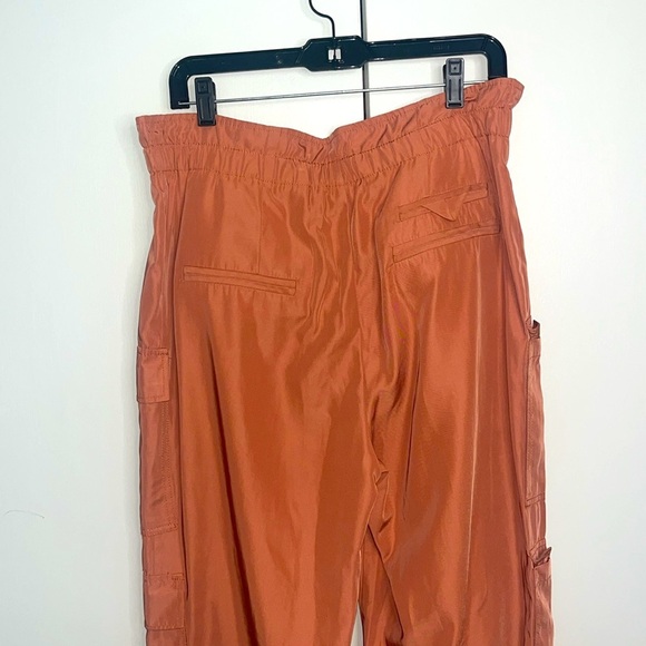 Sandro Lancelot Multi Pocket Terracotta Track Pants - Picture 7 of 9